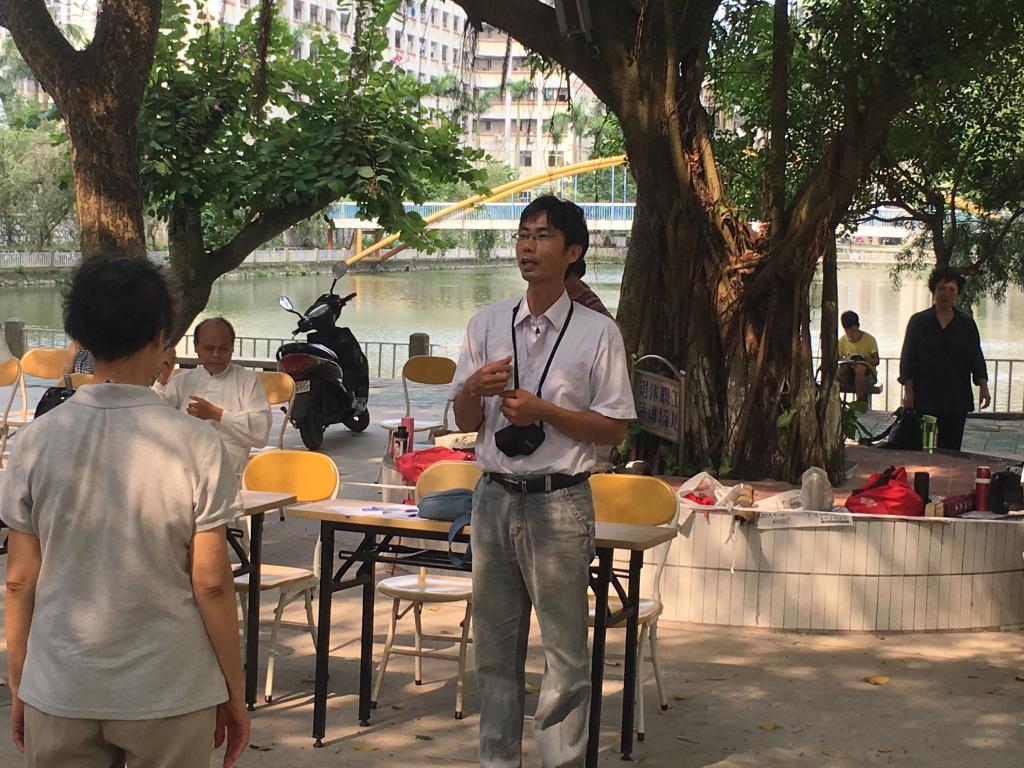 林海文处长在赛前发表讲话